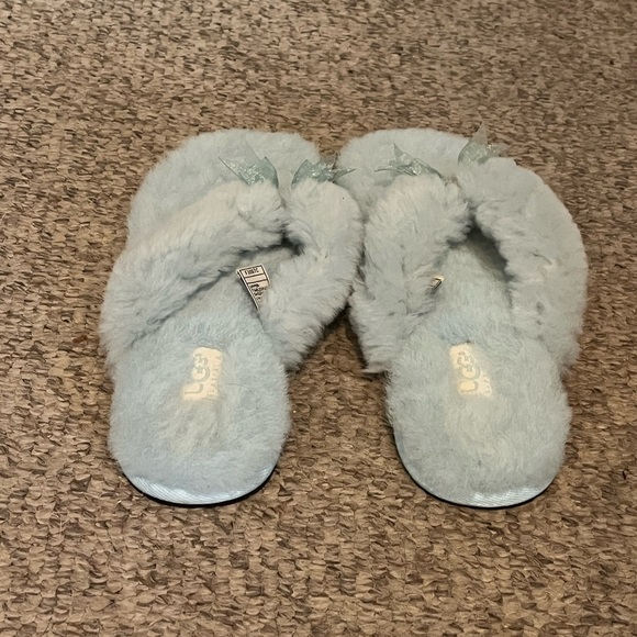 Ugg 5304 Light Blue Flip Flops (Size 7) - Picture 2 of 8